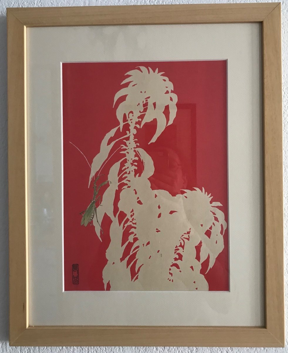 Estampes Japonaises Kacho De Masuichi Kyobashi - Japon-photo-2