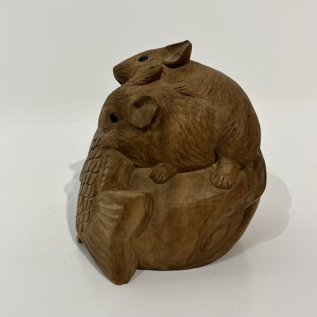 Okimono Sculpture Japonaise Souris Et Dorayaki - Japon-photo-6