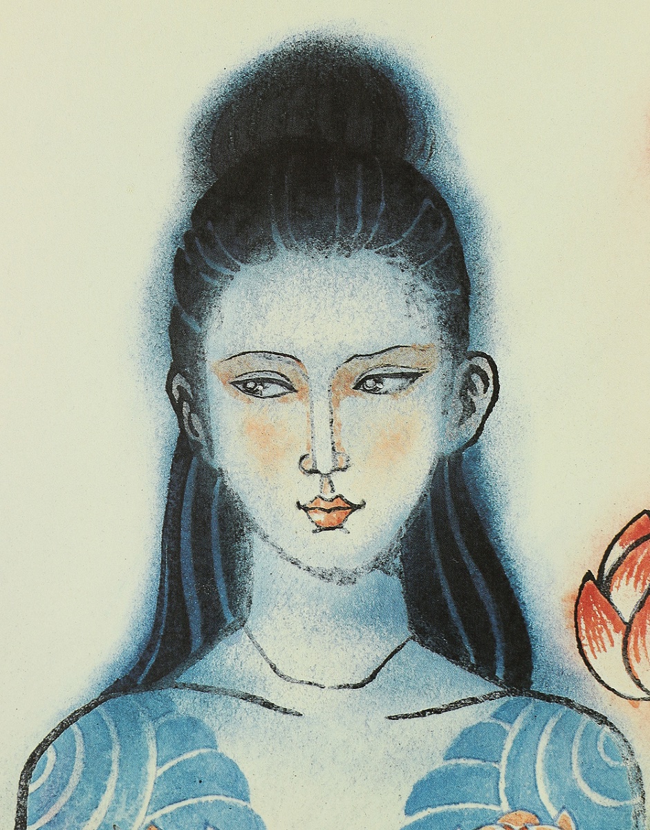 Japanese Print Of A Tattooed Woman By Bonten Tarô - Japan-photo-2