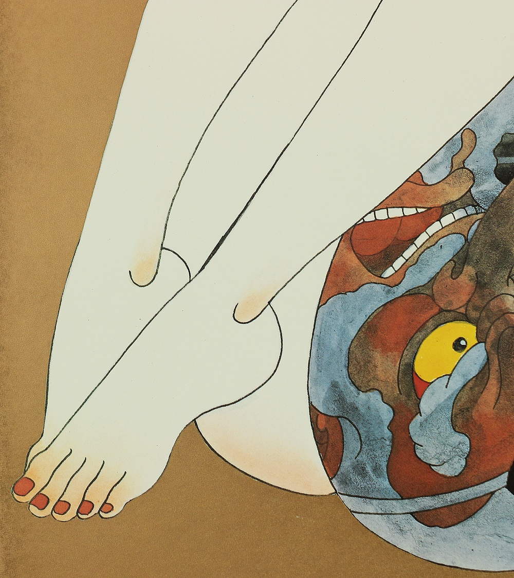 Estampe japonaise femme tatouée de Bonten Tarô -Japon-photo-4