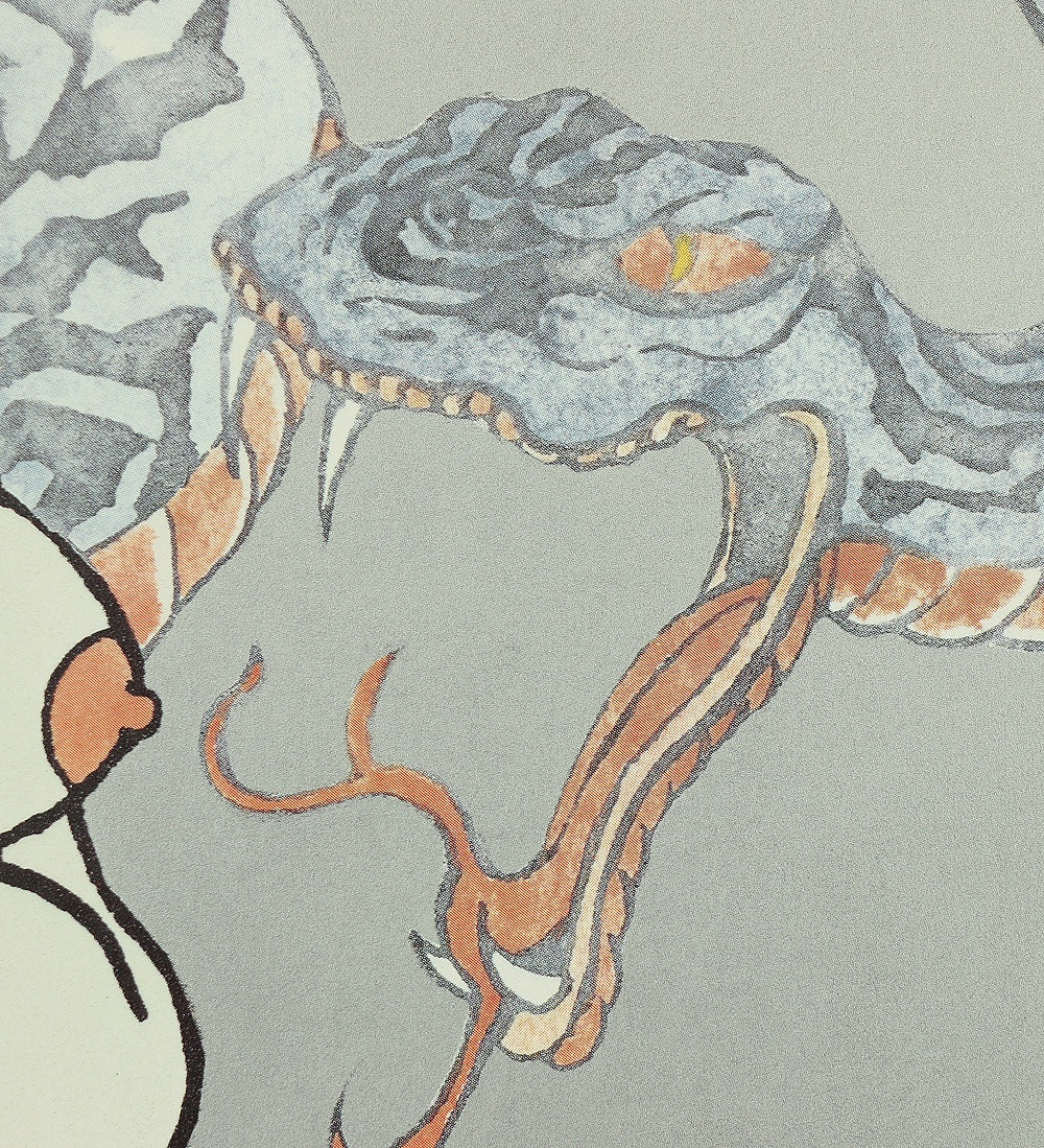 Japanese Print Of A Tattooed Woman By Bonten Tarô - Japan-photo-2