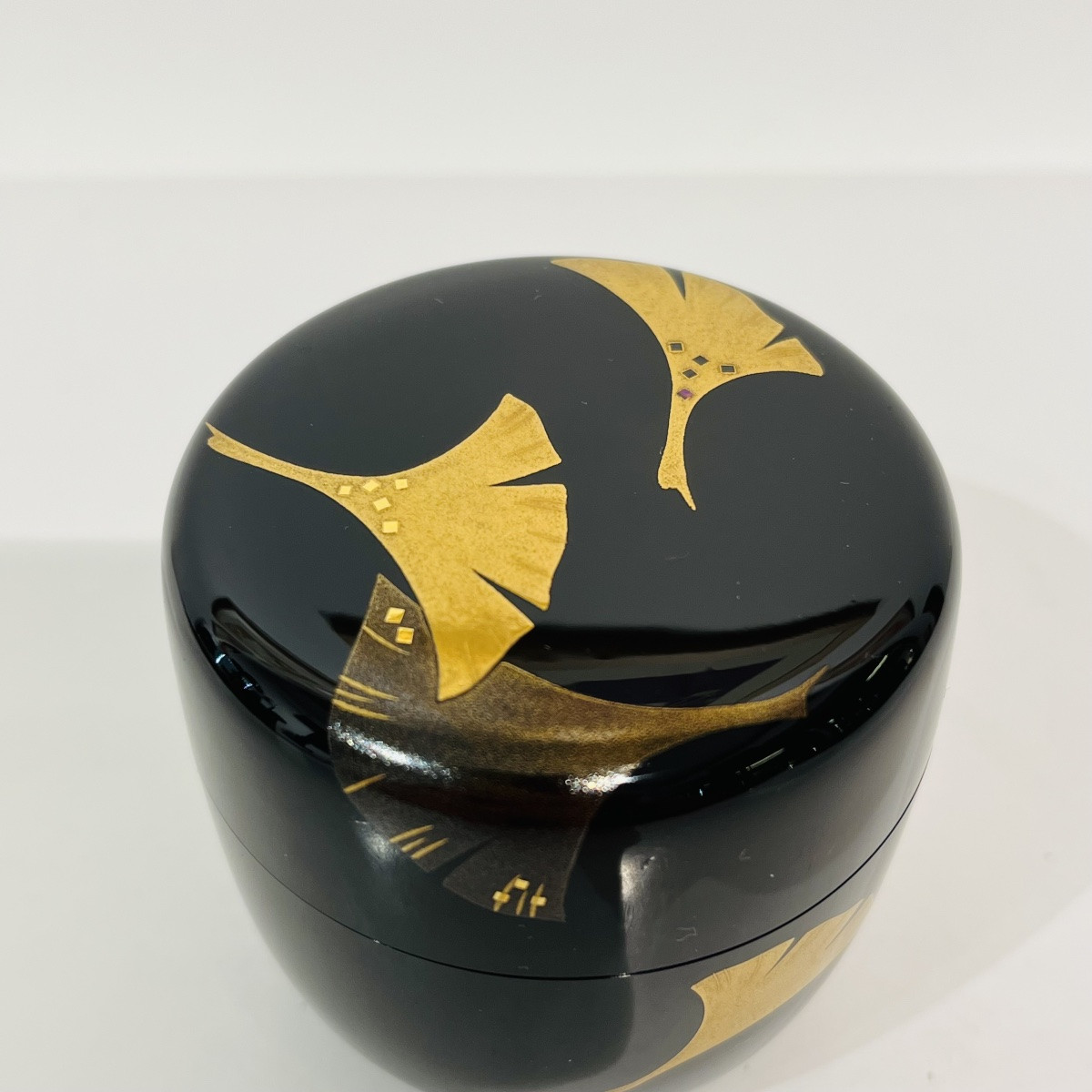 Natsume Japanese Ginko Lacquered Tea Box - Japan-photo-3