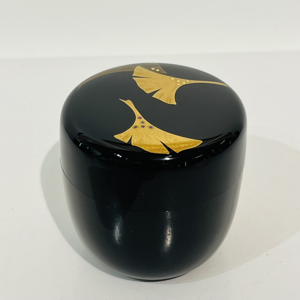 Natsume Japanese Ginko Lacquered Tea Box - Japan-photo-1