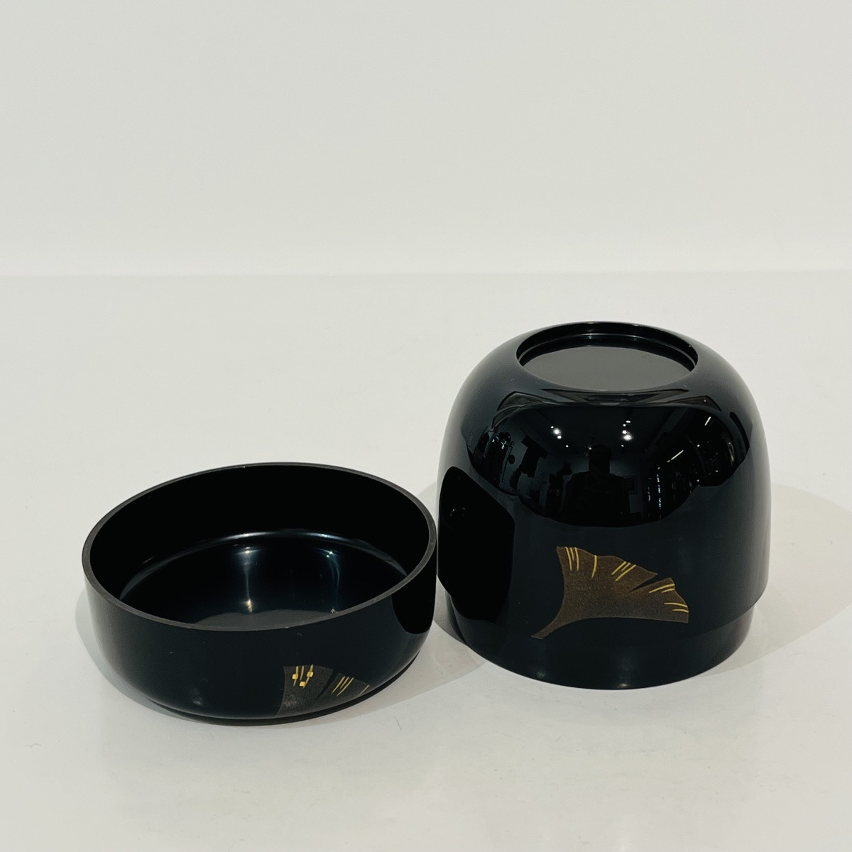 Natsume Japanese Ginko Lacquered Tea Box - Japan-photo-3