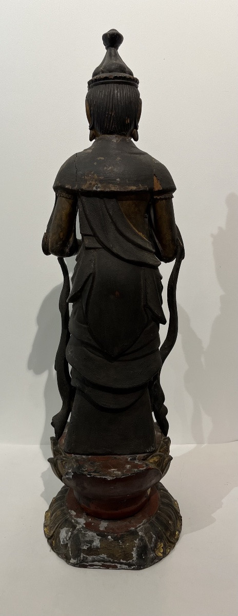 Sculpture Bouddha Kannon Japonaise - Japon -photo-2