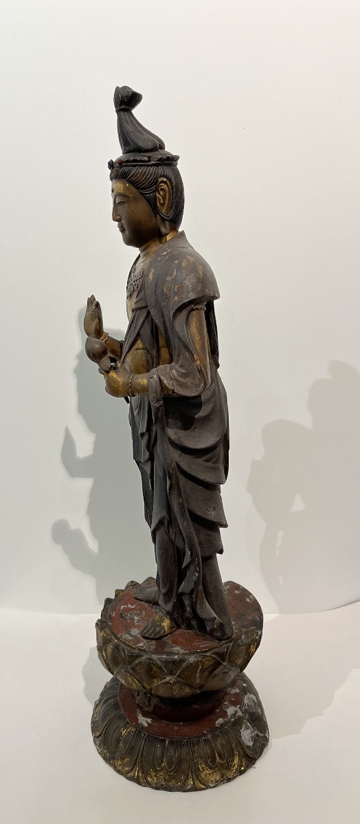 Sculpture Bouddha Kannon Japonaise - Japon -photo-4