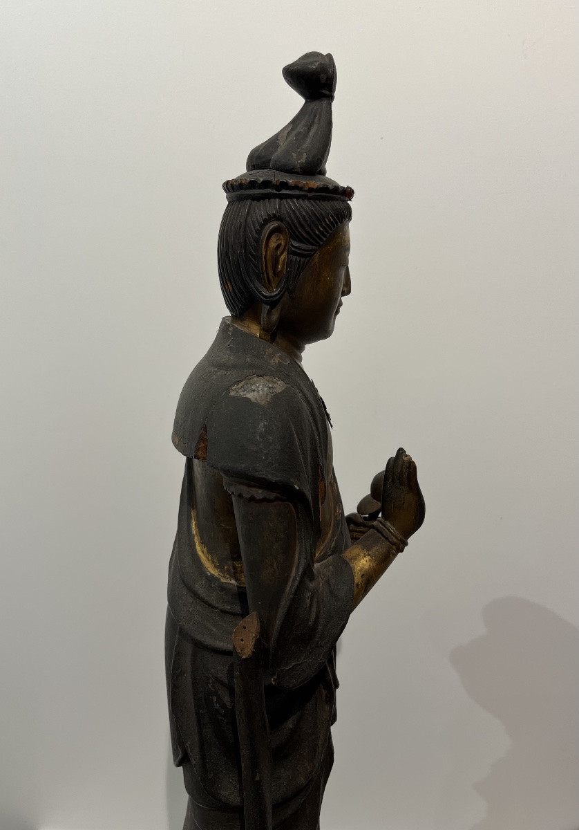 Sculpture Bouddha Kannon Japonaise - Japon -photo-1