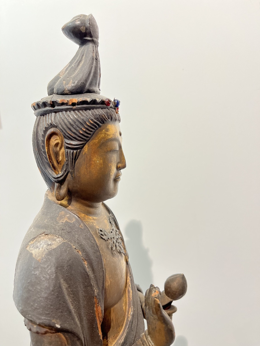 Sculpture Bouddha Kannon Japonaise - Japon -photo-4