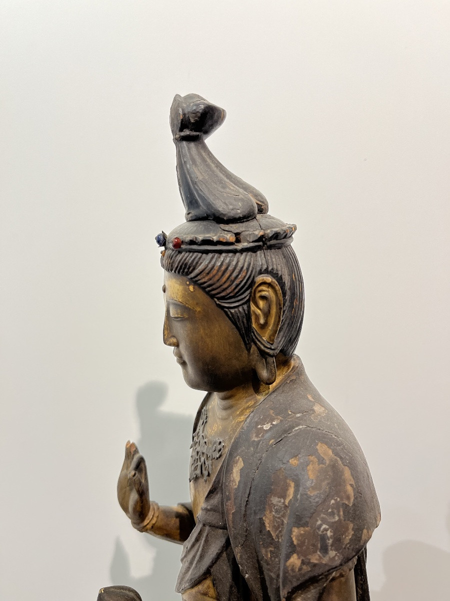 Sculpture Bouddha Kannon Japonaise - Japon -photo-5