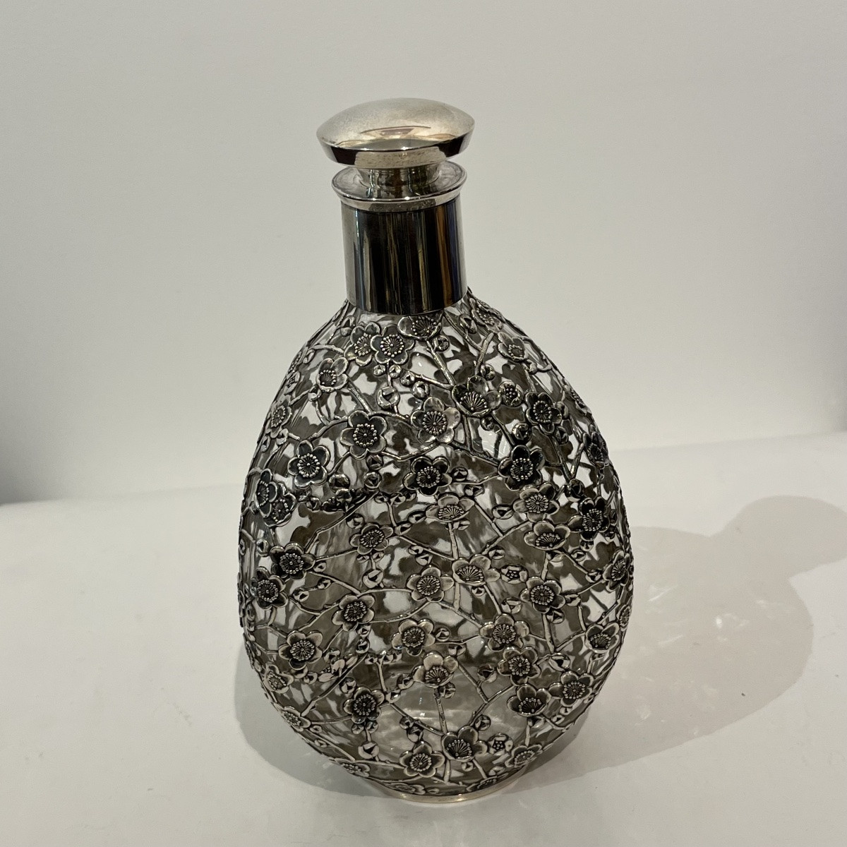 Carafe japonaise  en verre et argent sakura - Japon-photo-5