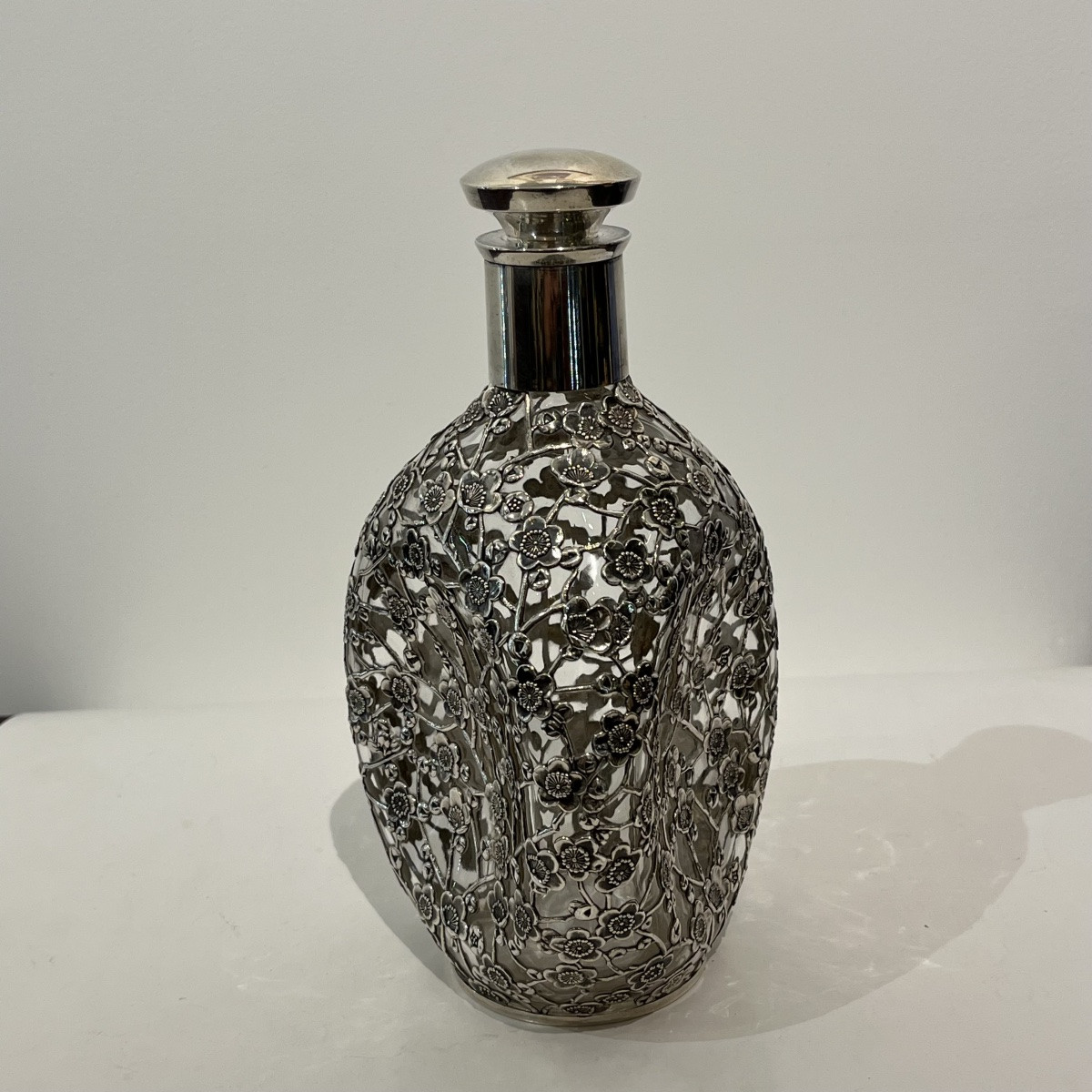 Carafe japonaise  en verre et argent sakura - Japon-photo-7