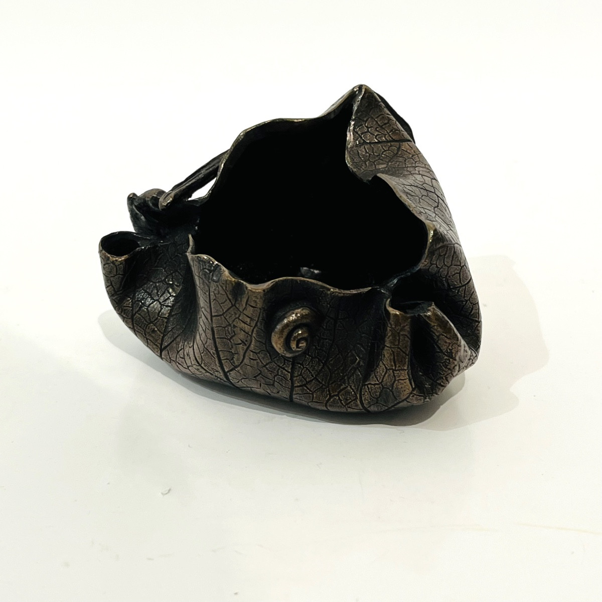 Japanese Leaf And Snail Tray - Japan 