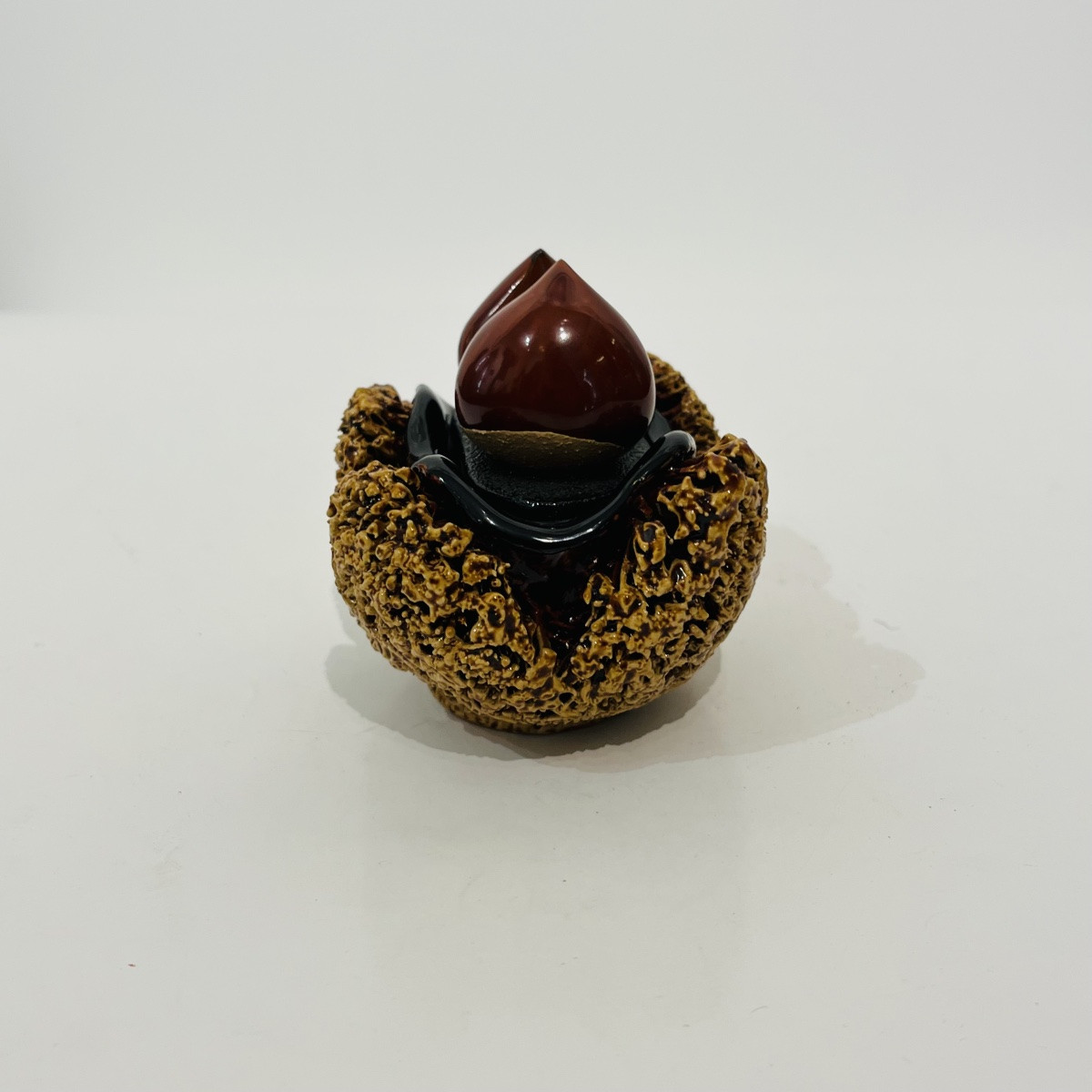 Kogo châtaignes boîte à encens japonais en laque - Japonais-photo-4