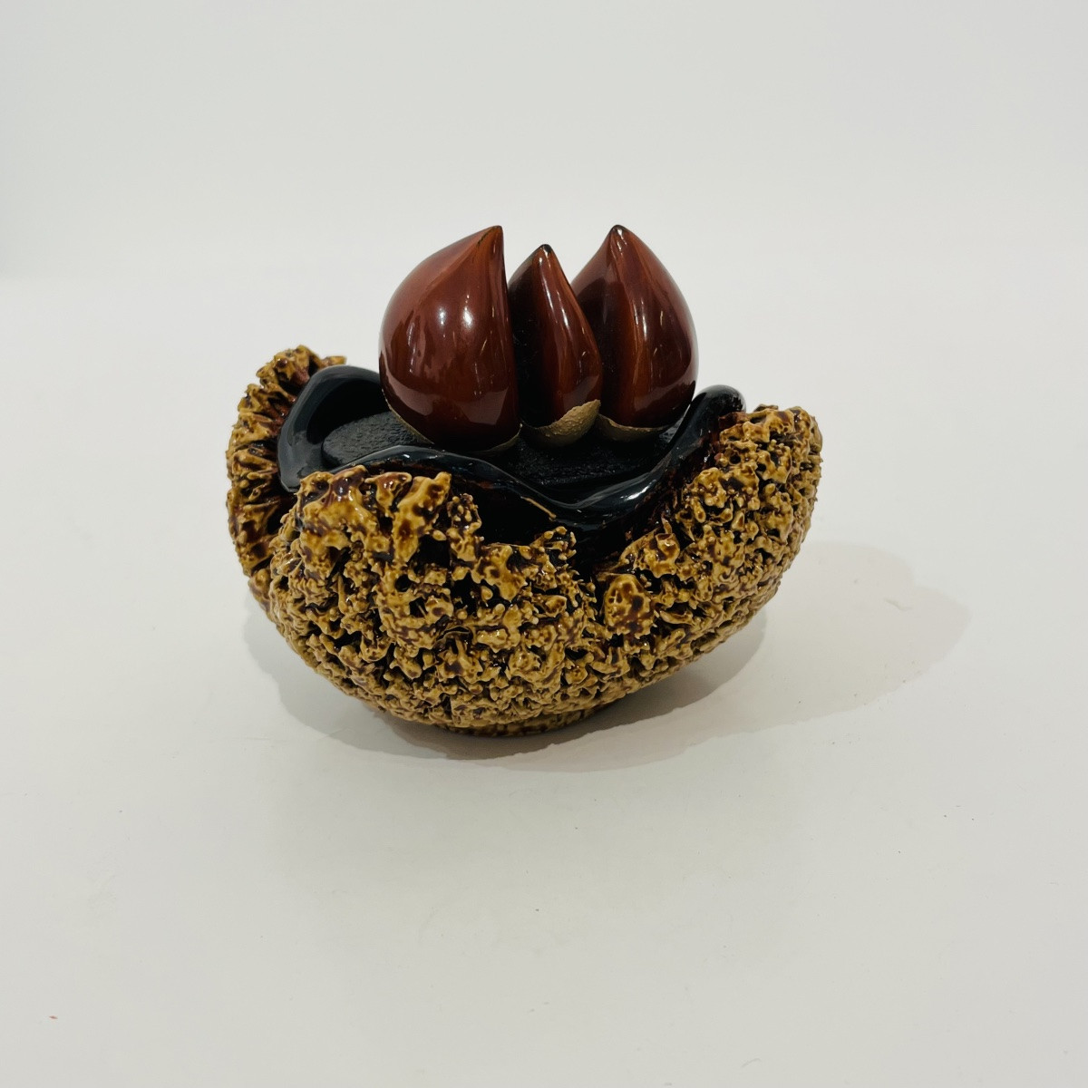 Kogo châtaignes boîte à encens japonais en laque - Japonais-photo-7