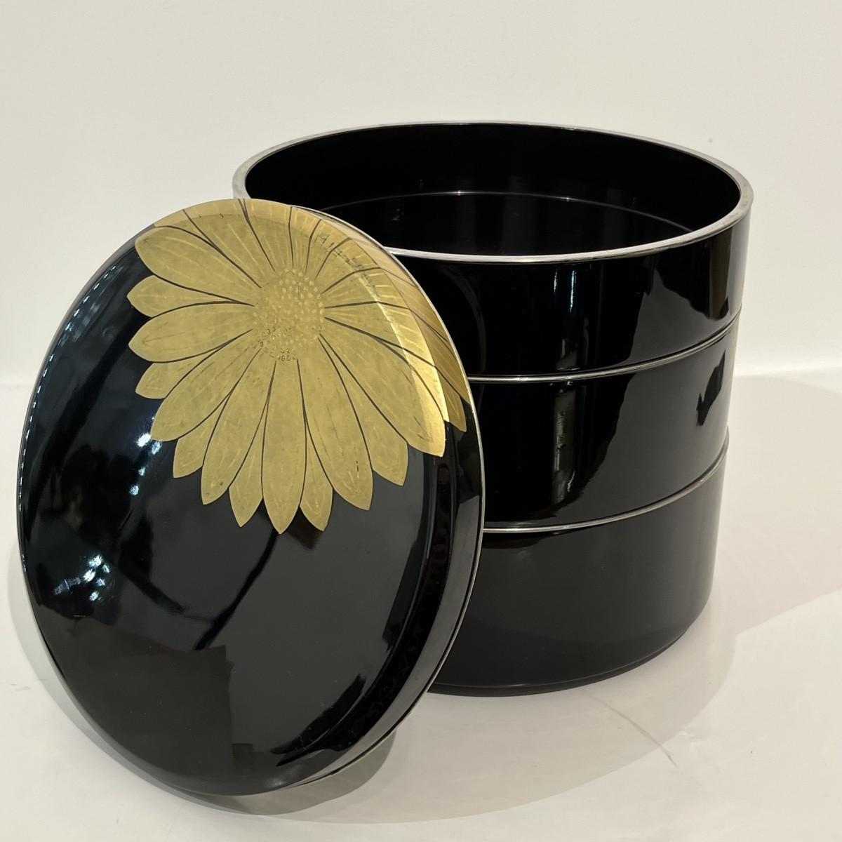 Jubako laqué, boîte à pique-nique japonaise - Japon-photo-5