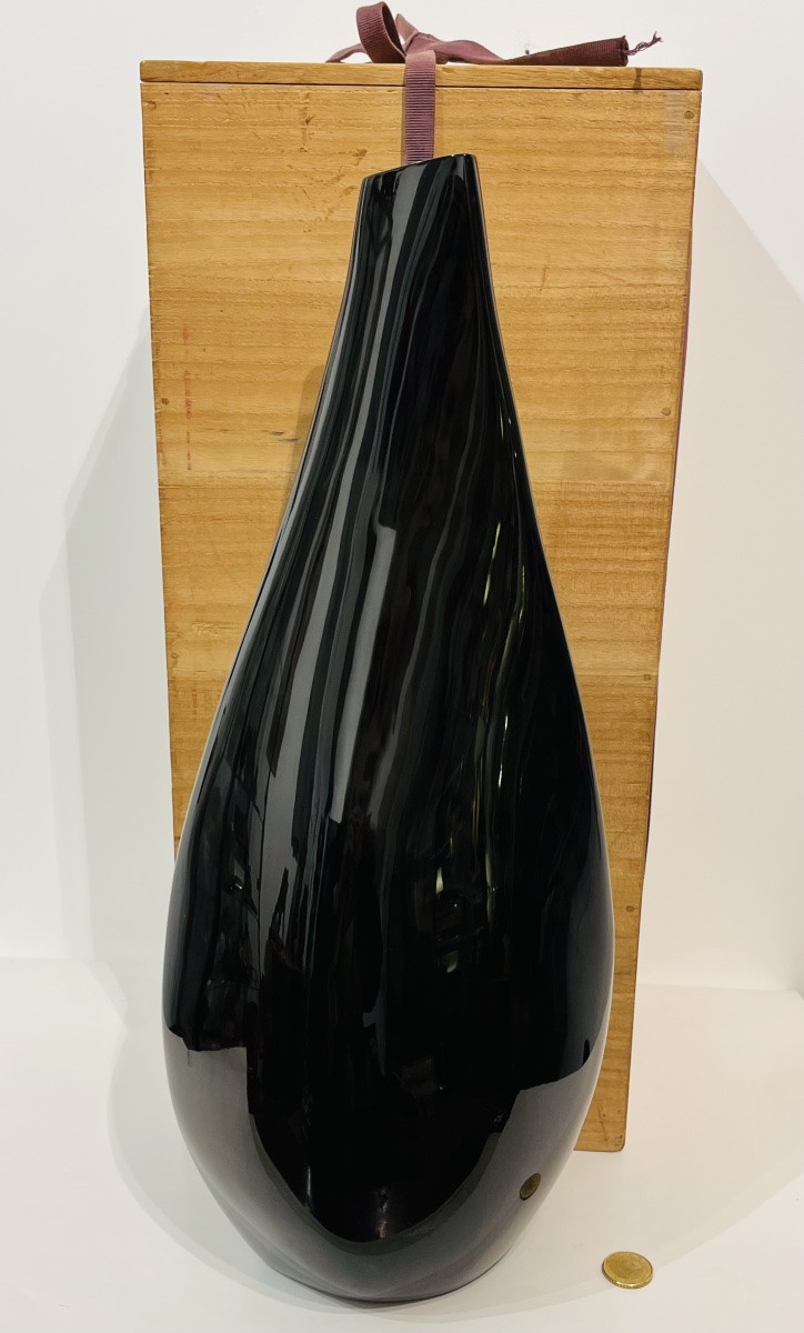 Large Japanese Lacquer Vase - Japan -photo-2