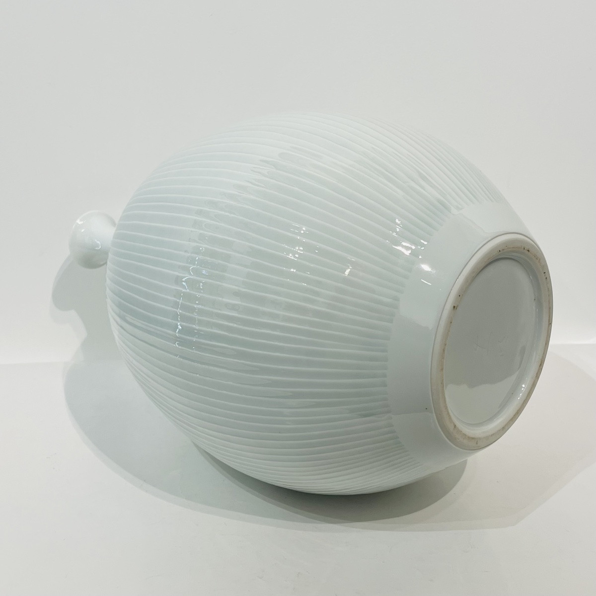 Celadon Japanese Vase Fujii Shumei - Japan-photo-5