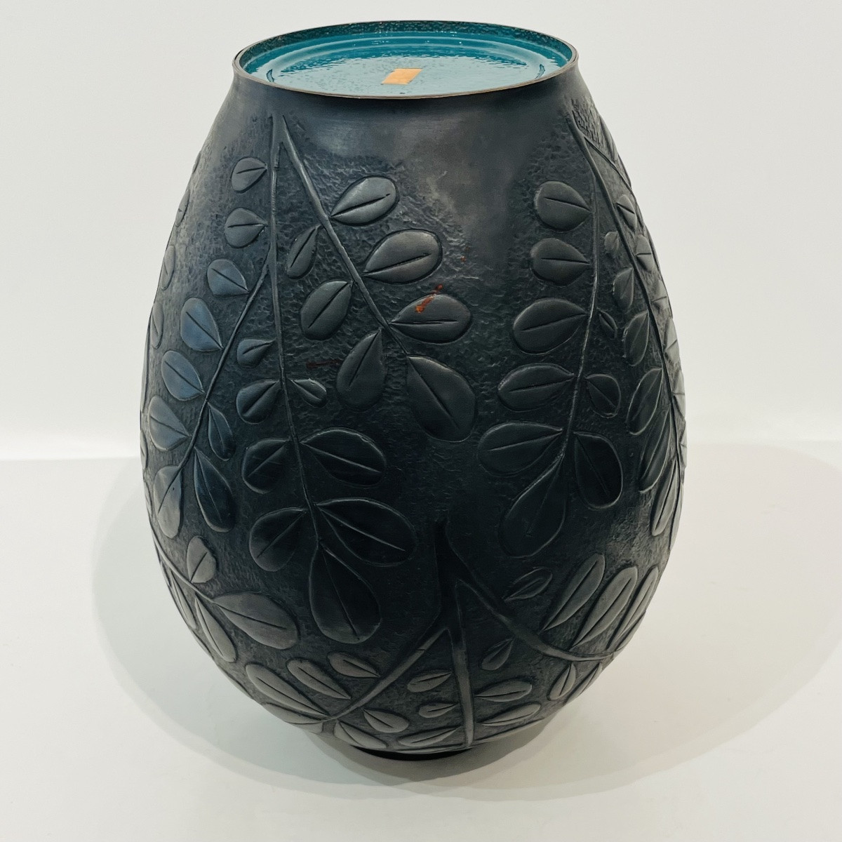 Japanese Sachiko Copper And Enamel Vase - Japan-photo-6