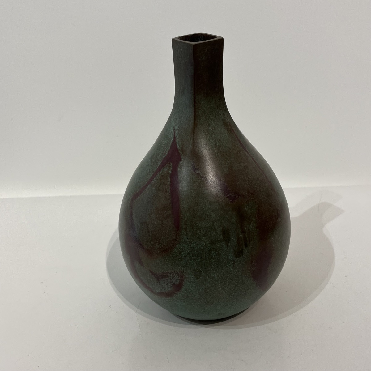 Vase japonais en bronze de Kankei Hannya - Japon-photo-3