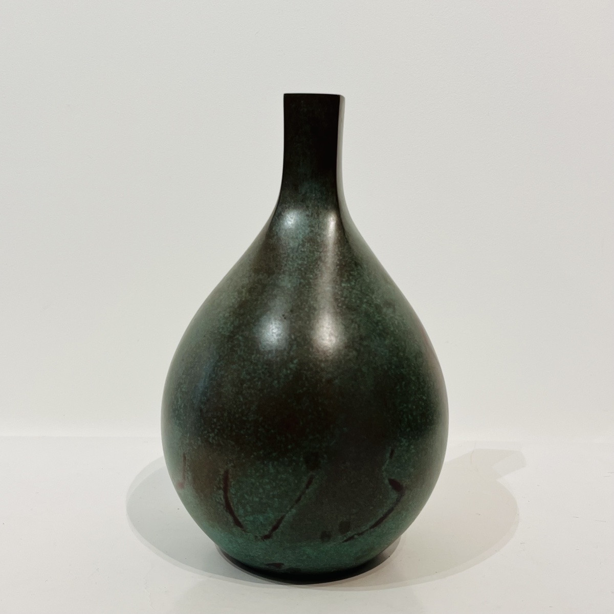 Vase japonais en bronze de Kankei Hannya - Japon-photo-6