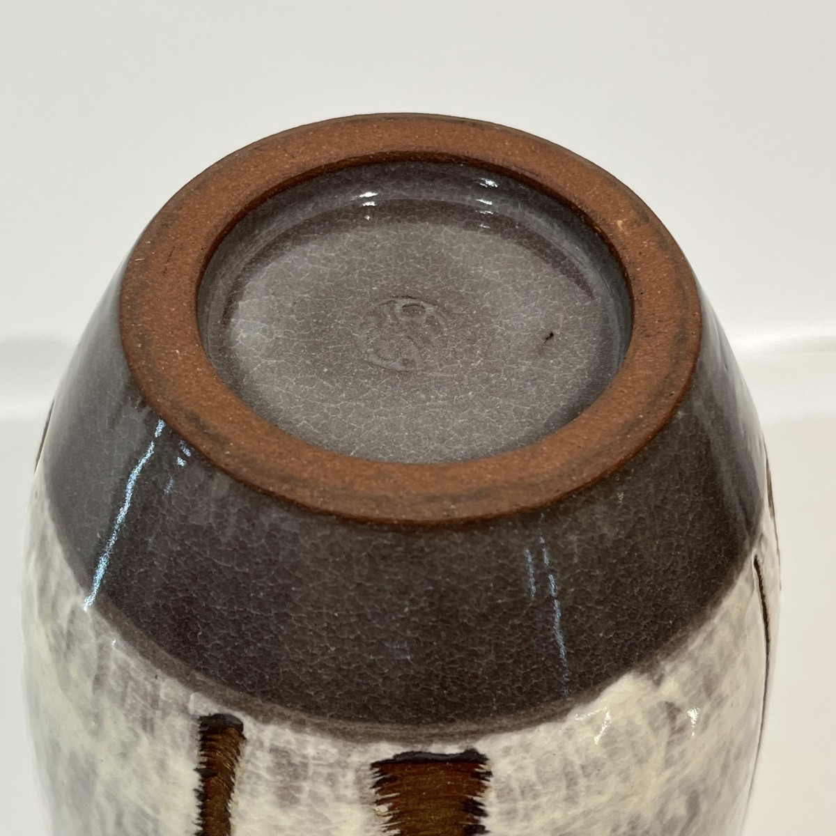 Vase japonais en céramique aux lignes d’or - Japon-photo-3