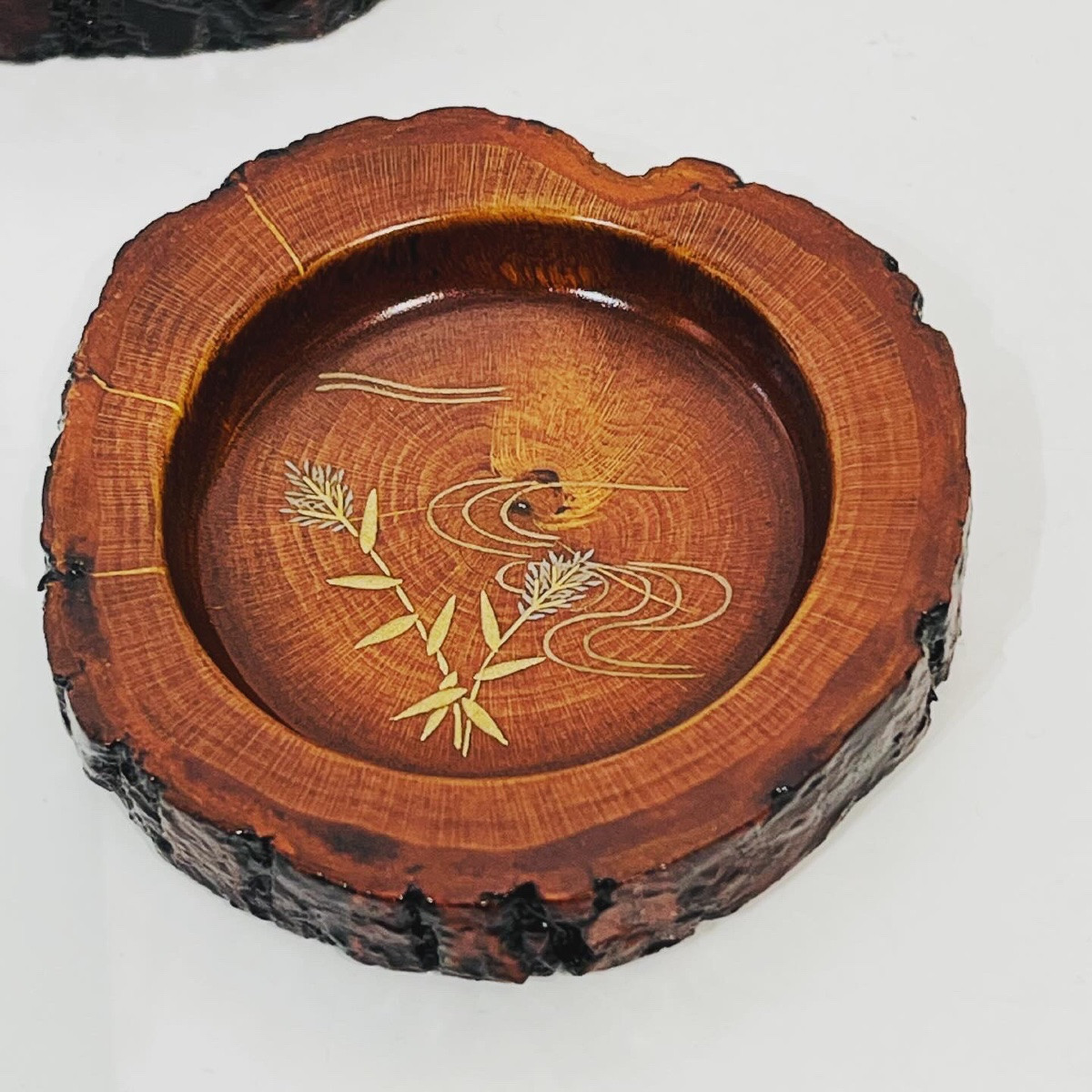 Kogo grue en bois laqué avec écorce japonaise  - Japon-photo-4