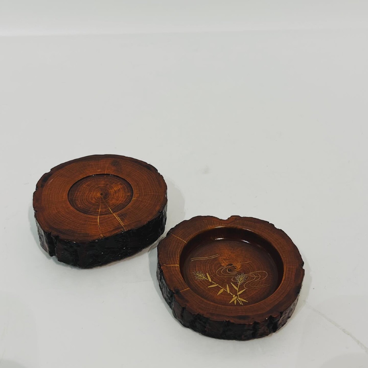 Kogo grue en bois laqué avec écorce japonaise  - Japon-photo-1