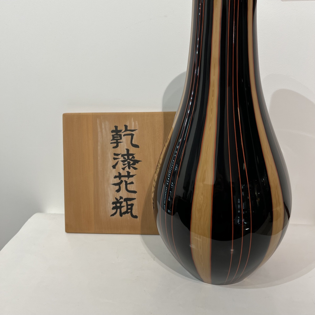 Vase japonais en laque sèche - Japon-photo-2