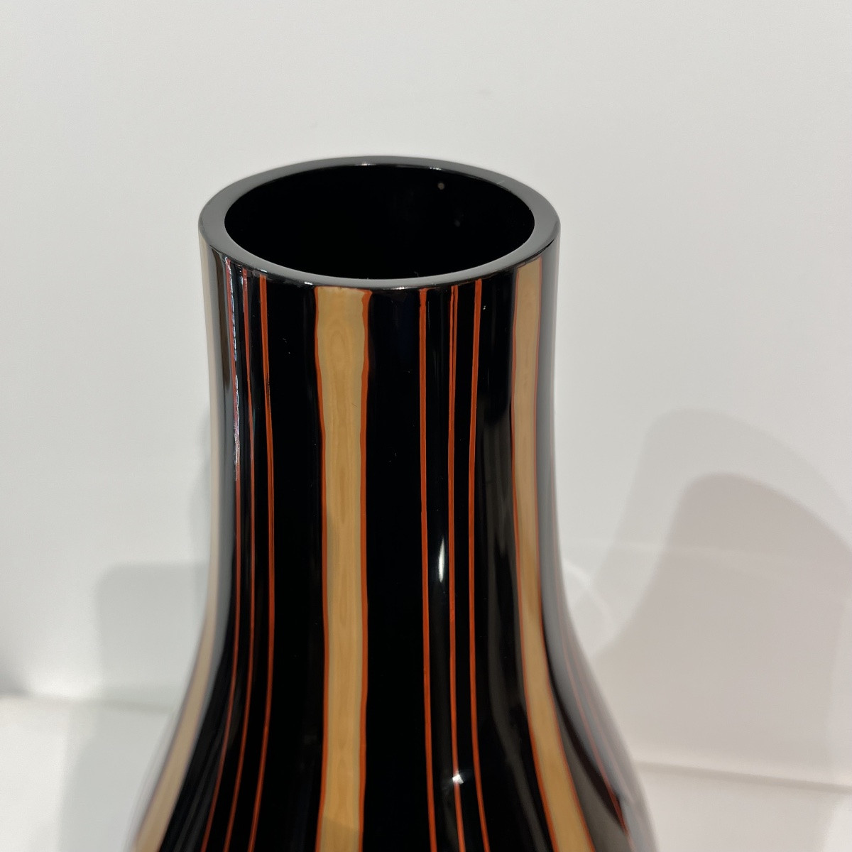 Vase japonais en laque sèche - Japon-photo-2