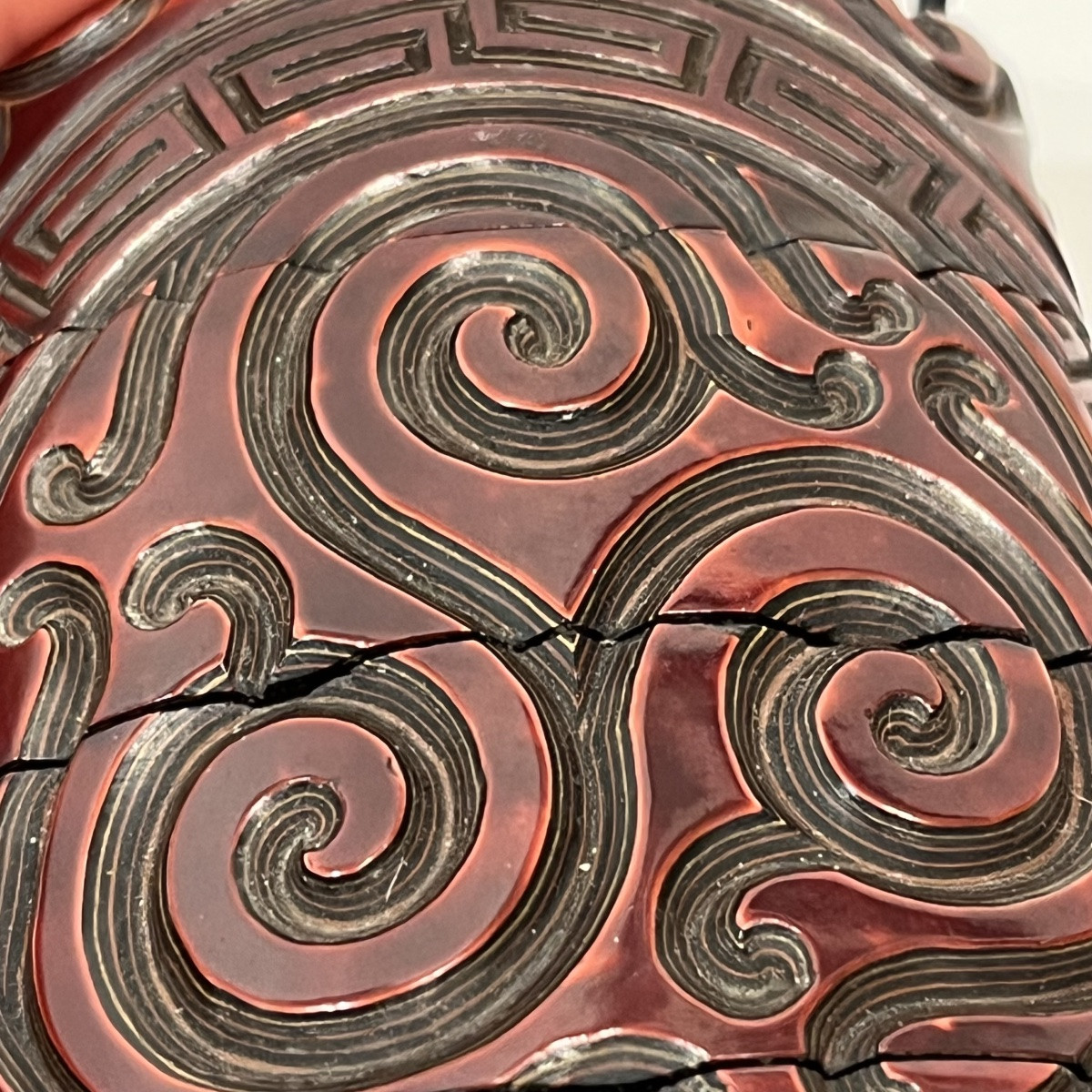 Inro, Japanese, In Guri Lacquer - Japan-photo-2