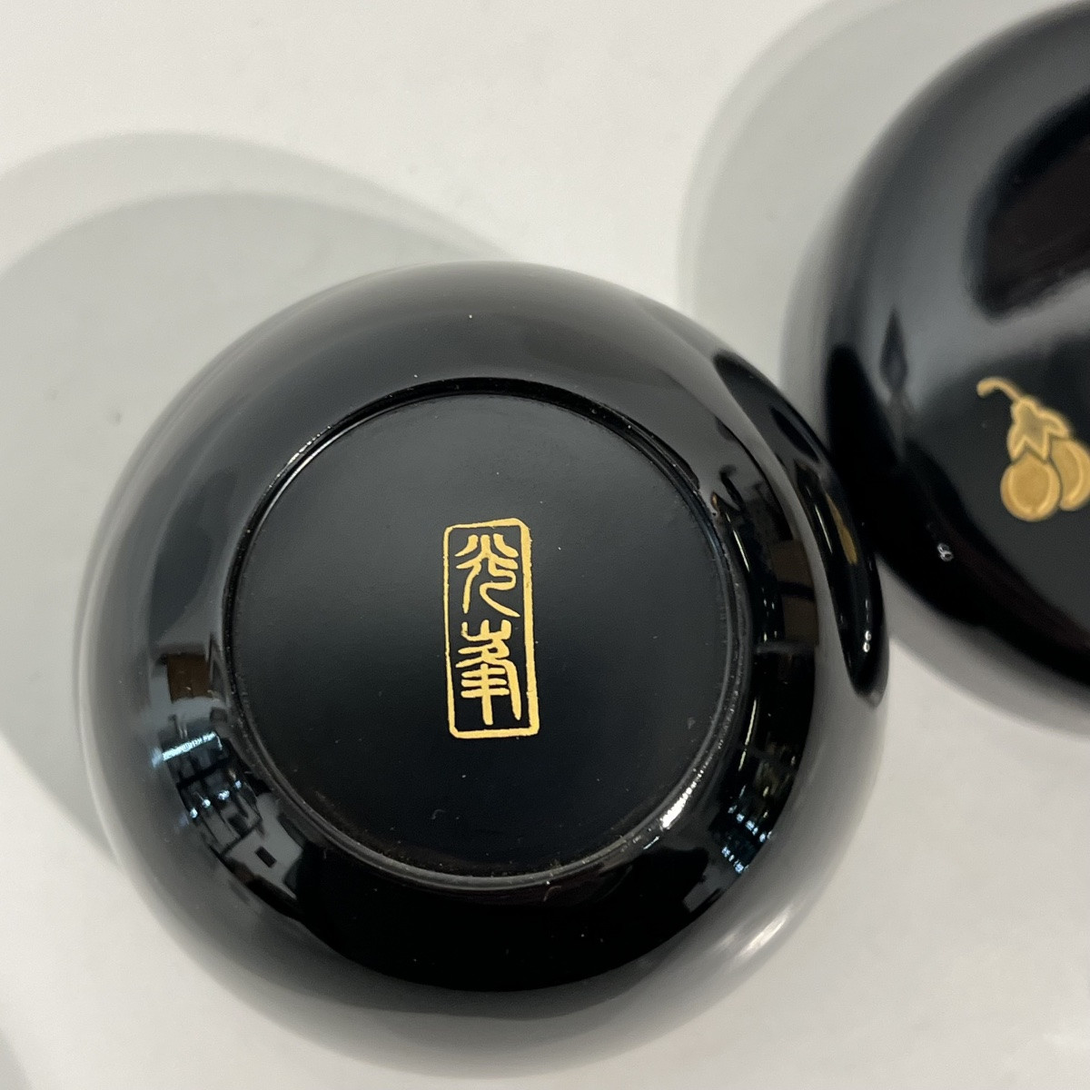 Natsume boîte à thé japonaise laquée fleurs de sakura - Japon -photo-2