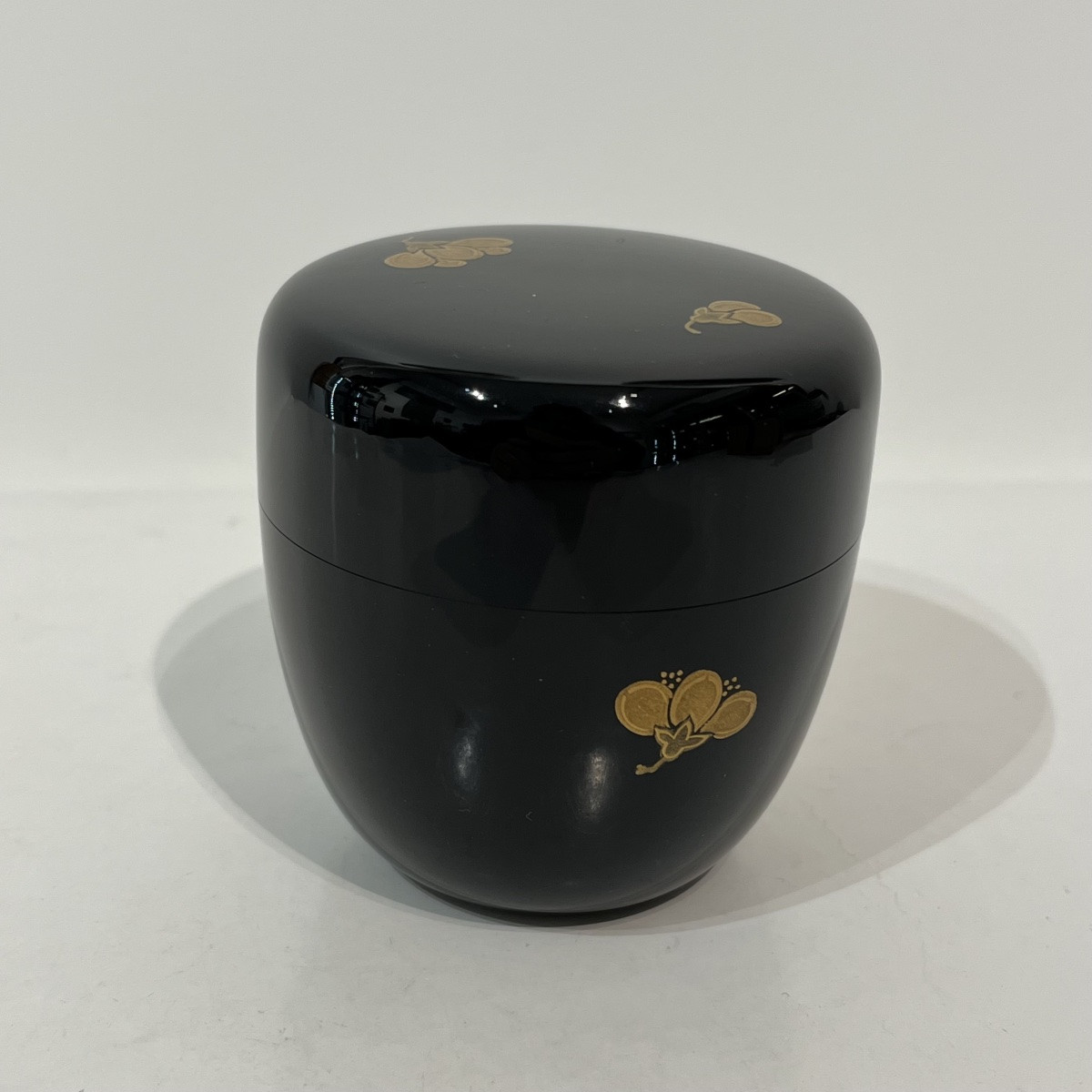 Natsume boîte à thé japonaise laquée fleurs de sakura - Japon -photo-1