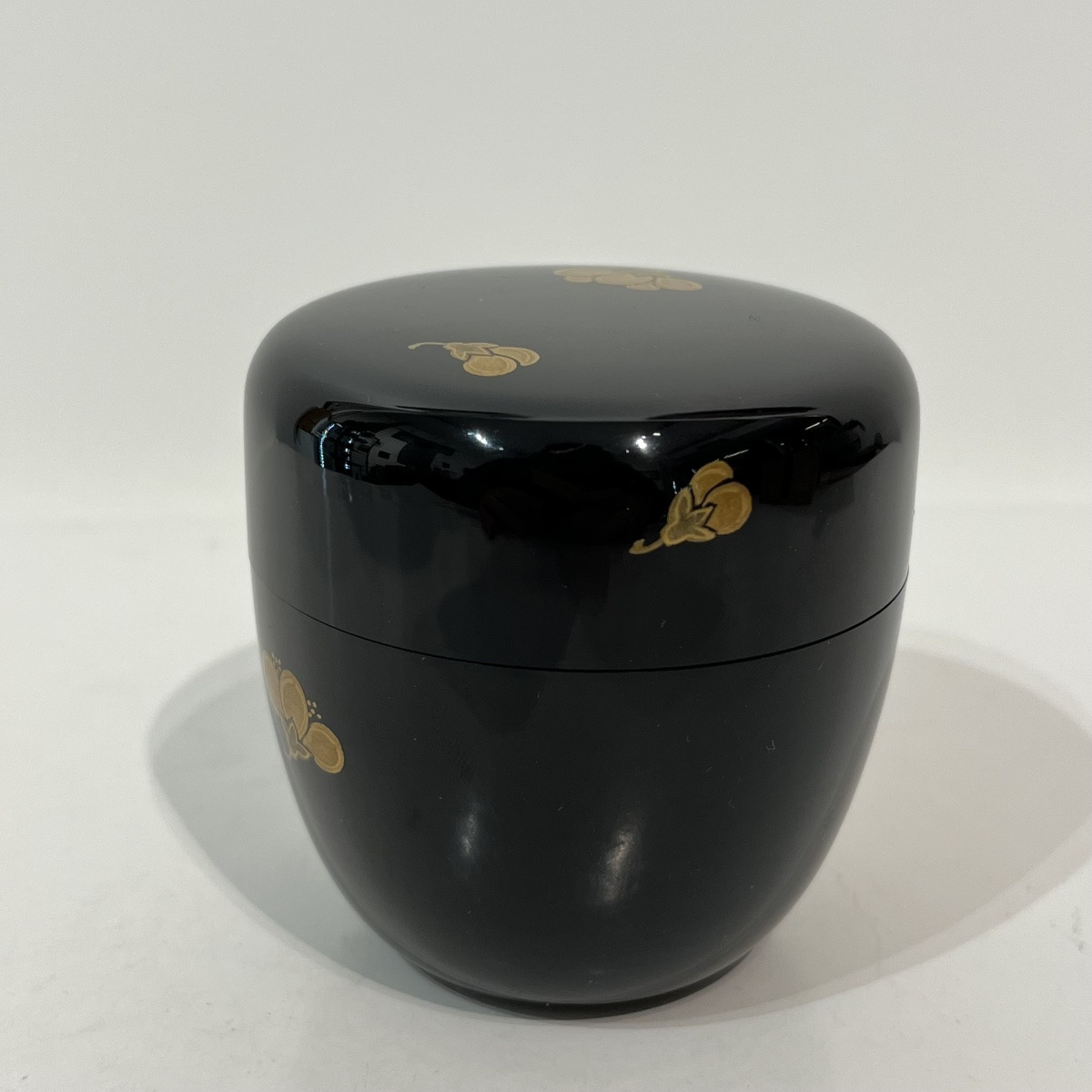 Natsume boîte à thé japonaise laquée fleurs de sakura - Japon -photo-2