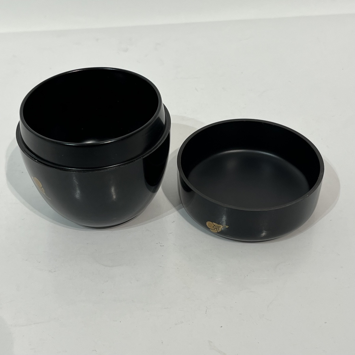 Natsume boîte à thé japonaise laquée fleurs de sakura - Japon -photo-5