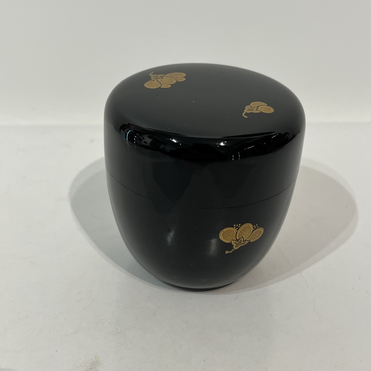 Natsume boîte à thé japonaise laquée fleurs de sakura - Japon -photo-8
