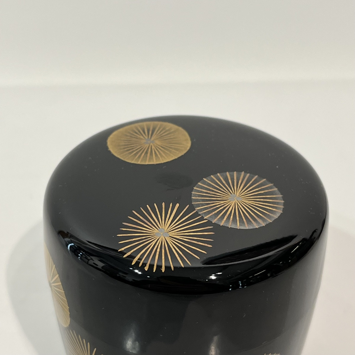 Natsume boîte à thé japonaise laquée fleurs de pin  - Japon -photo-4