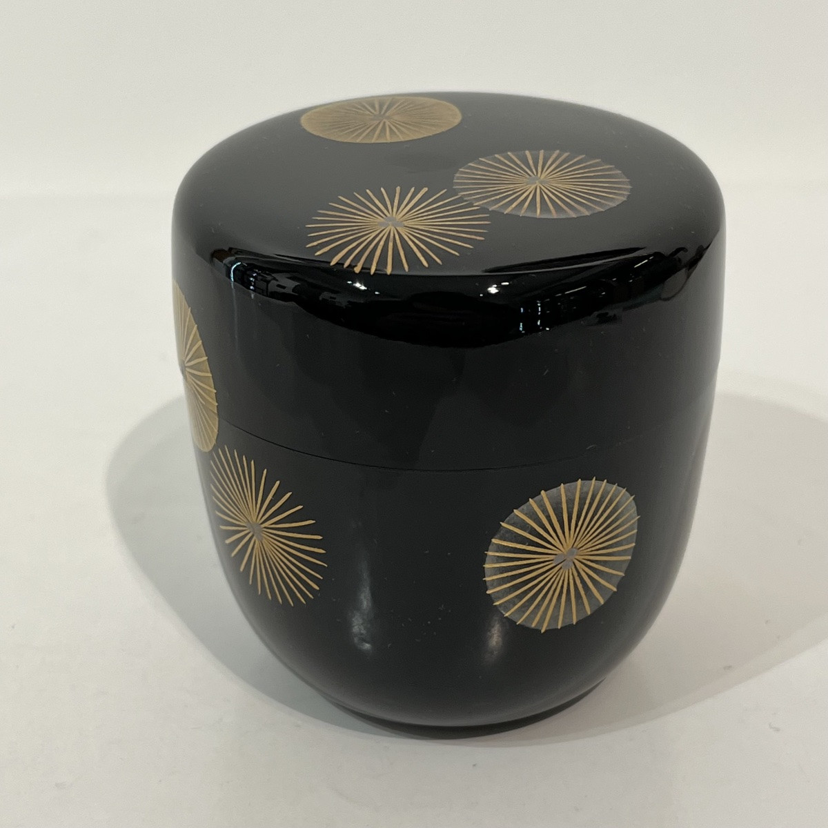 Natsume boîte à thé japonaise laquée fleurs de pin  - Japon -photo-3