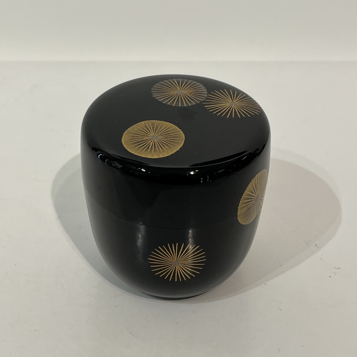 Natsume boîte à thé japonaise laquée fleurs de pin  - Japon -photo-5