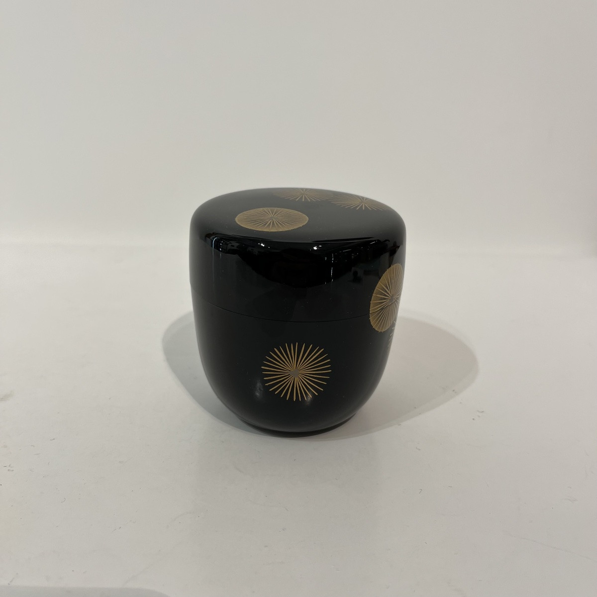 Natsume boîte à thé japonaise laquée fleurs de pin  - Japon -photo-7