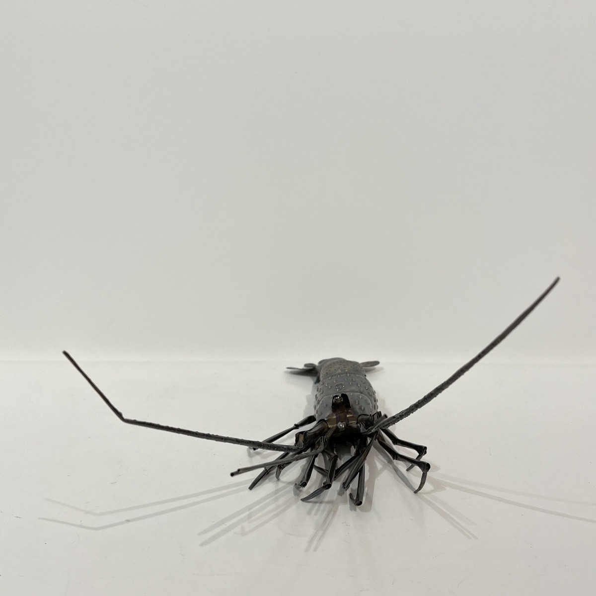 Jizaimono langouste articulée en argent - Japon -photo-3