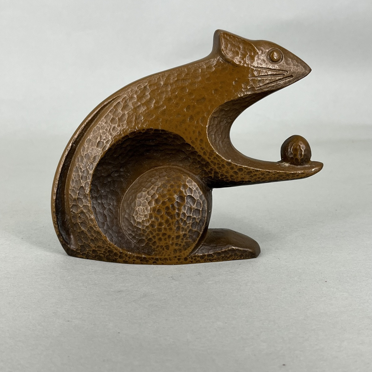 Okimono Japanese Bronze Mouse Sculpture - Japan-photo-3