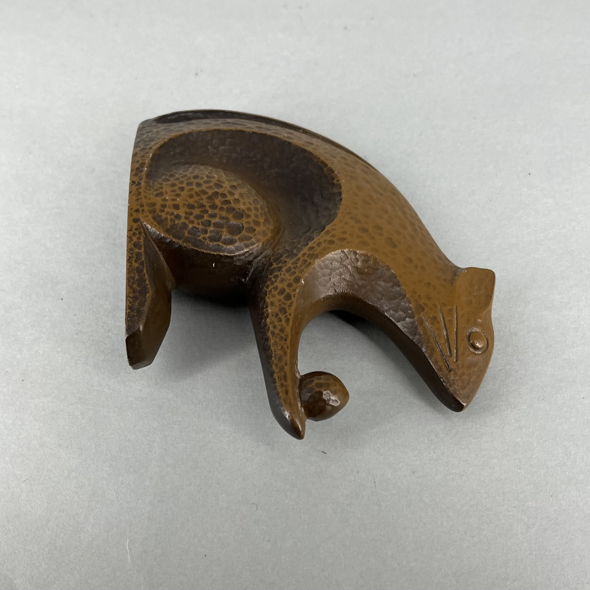 Okimono Japanese Bronze Mouse Sculpture - Japan-photo-8