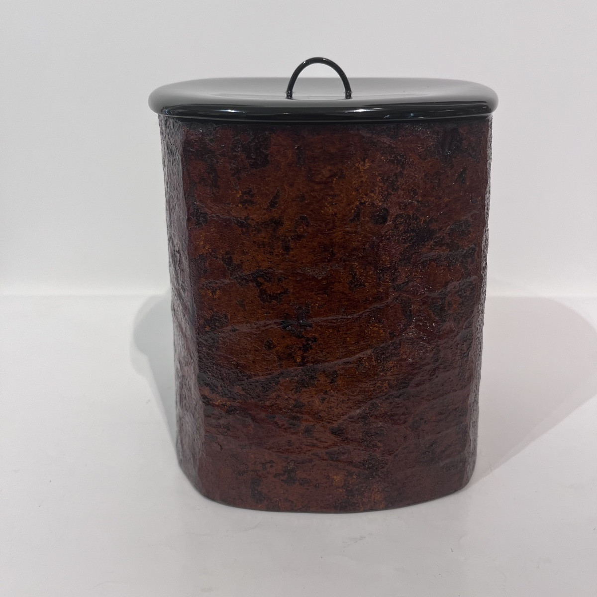 Mizusashi, pot à eau japonais, en laque de Wajima - Japon-photo-4