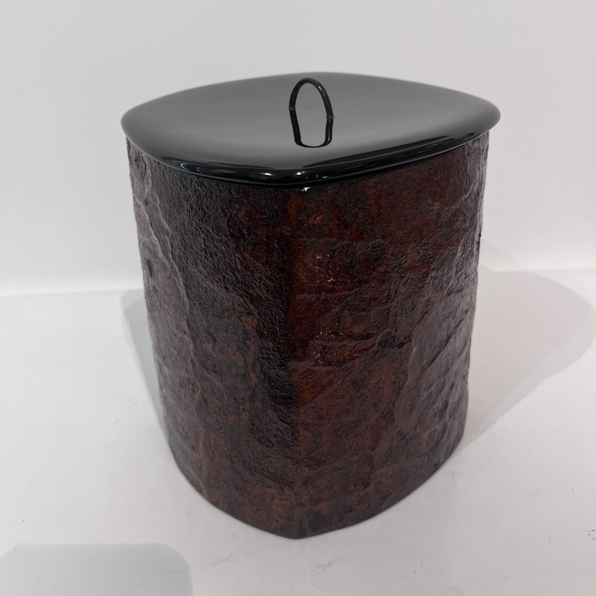 Mizusashi, pot à eau japonais, en laque de Wajima - Japon-photo-7