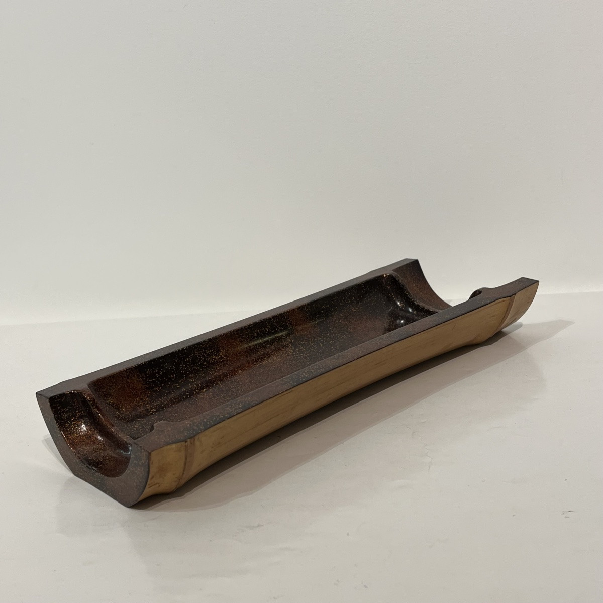 Japanese Lacquered Bamboo Nashiji Pocket Organizer - Japan-photo-4