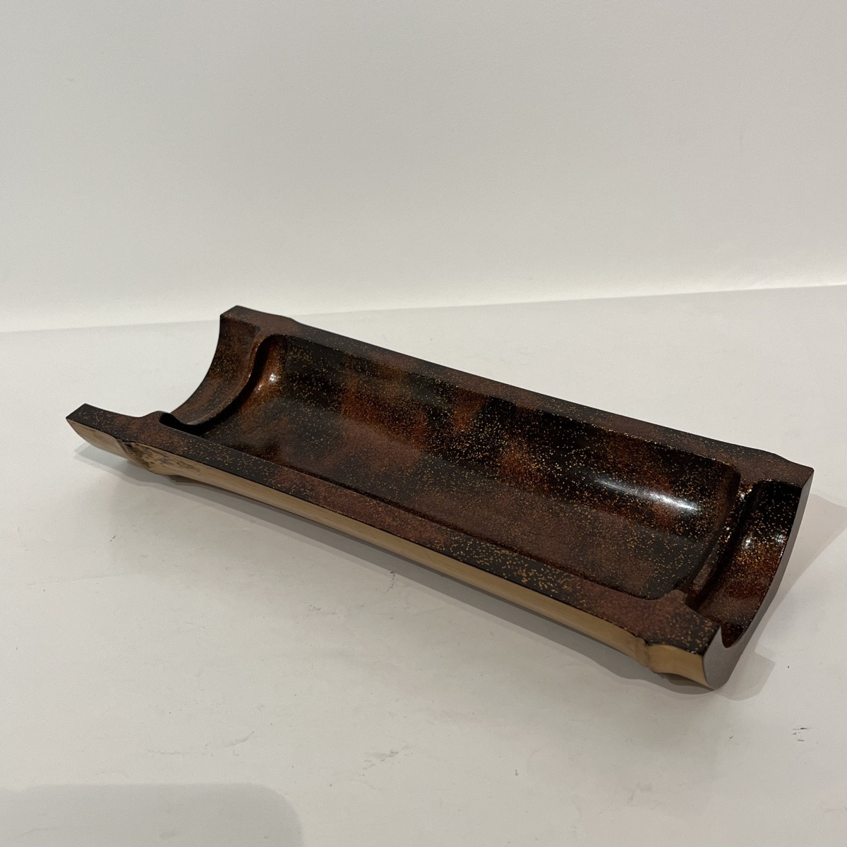 Japanese Lacquered Bamboo Nashiji Pocket Organizer - Japan-photo-6