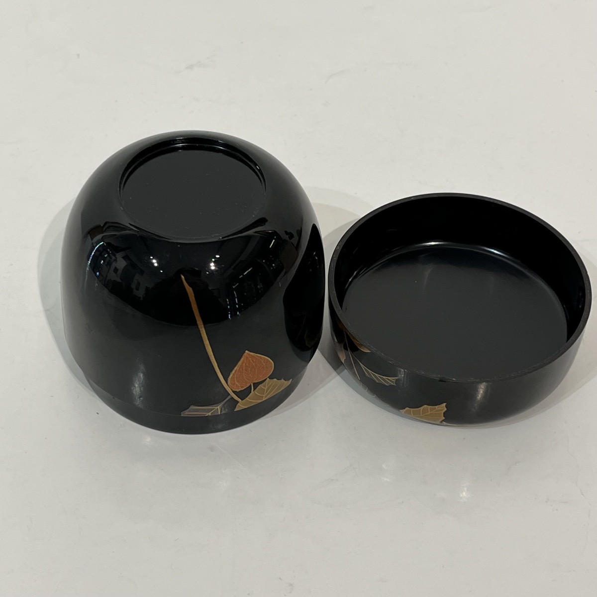 Natsume, Japanese Lacquered Tea Box, Physalis - Japan-photo-2