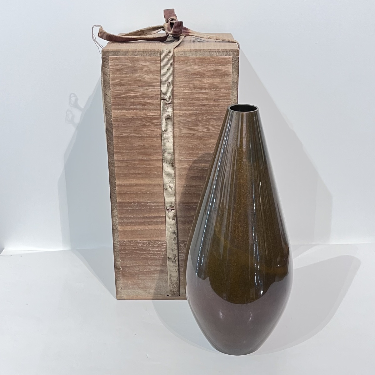 Japanese Bronze Shuzen Vase - Japan-photo-2
