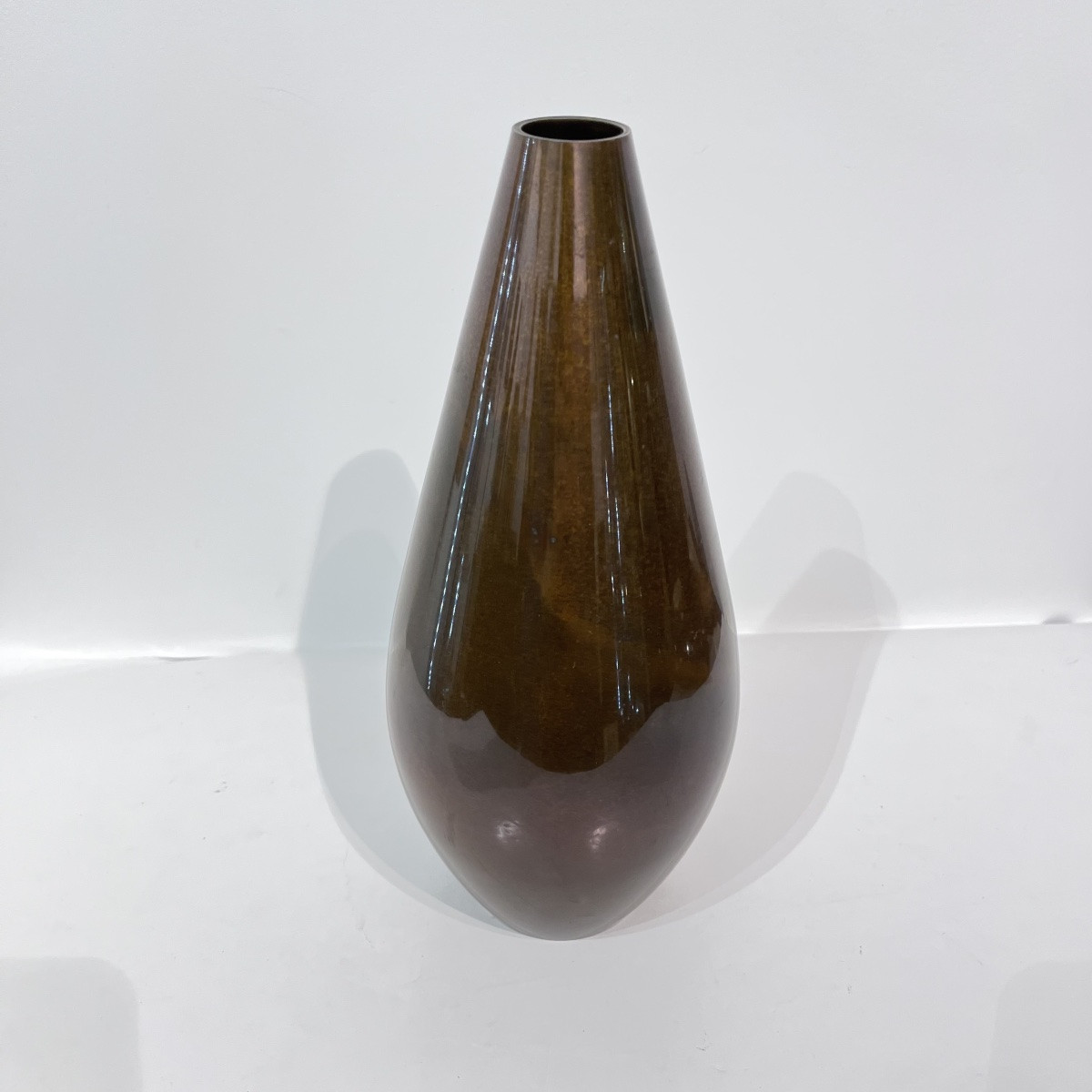 Japanese Bronze Shuzen Vase - Japan-photo-4