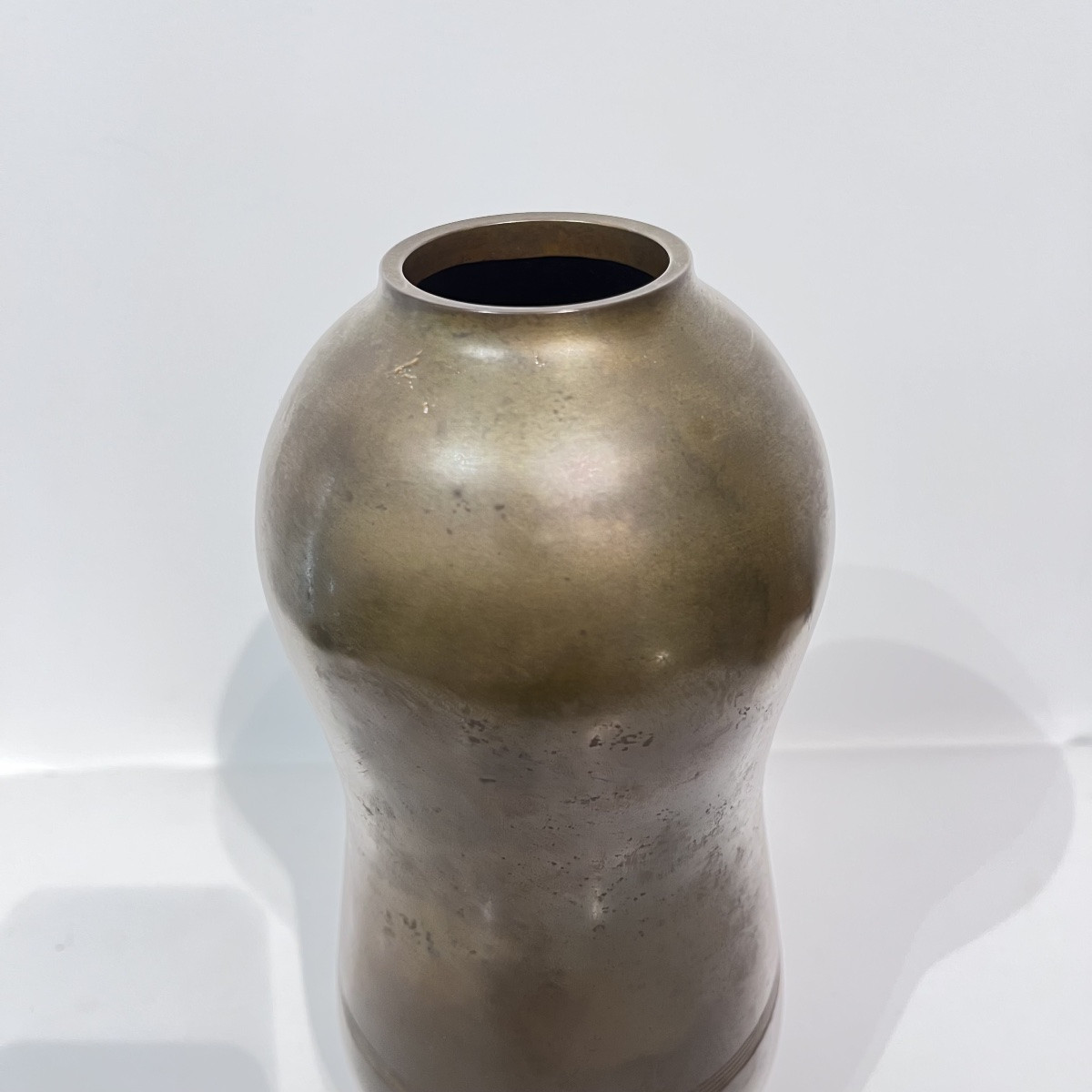 Japanese Bronze Hyotan Vase Ekishu - Japan-photo-3